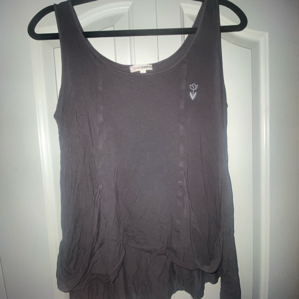 Dutch Bros Gray Sleeveless Top